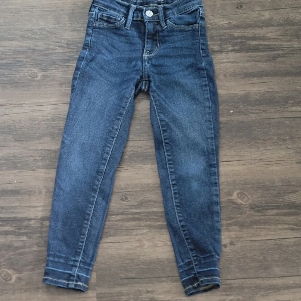 Old Navy High Rise Rockstar Jeggings 360 Stretch Skinny Dark Wash Blue Size 6